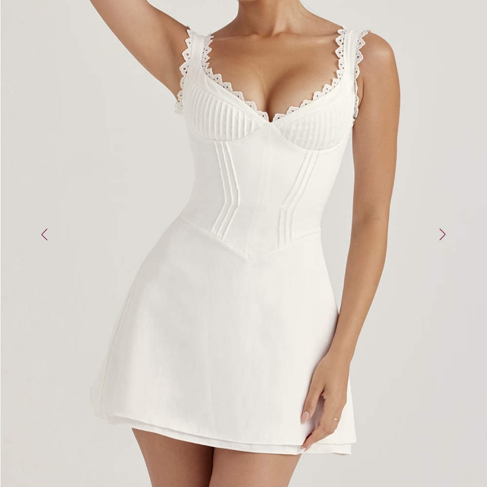 House of CB White Tilly Dress - Picture 5 of 9